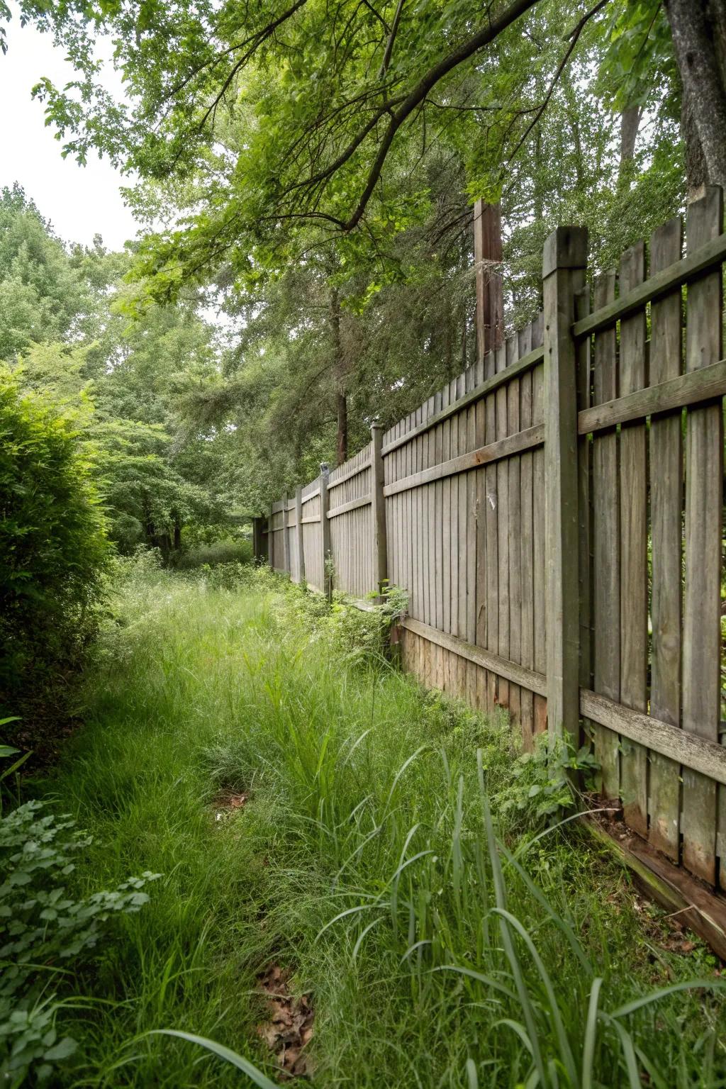 Dense slats provide the ultimate privacy solution.