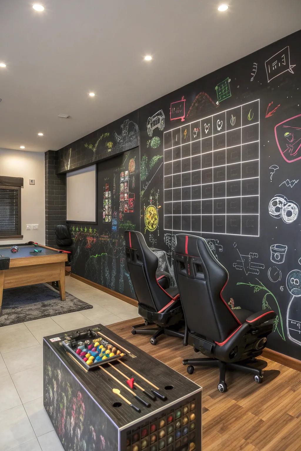 Interactive walls add an entertaining dimension to any gaming area.