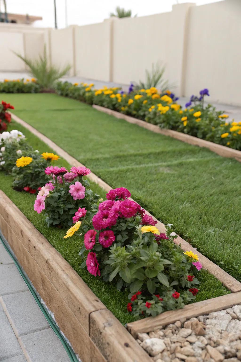 Bender board frames your garden with ease.