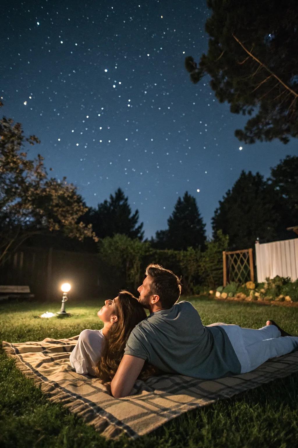 Find tranquility and wonder in stargazing from your backyard.