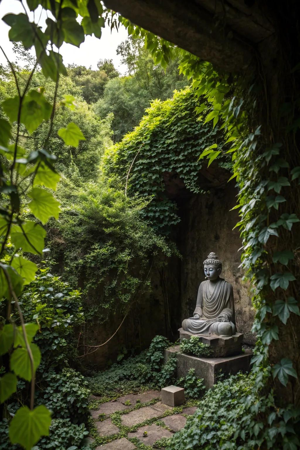 A hidden nook creates a secret treasure in your garden.