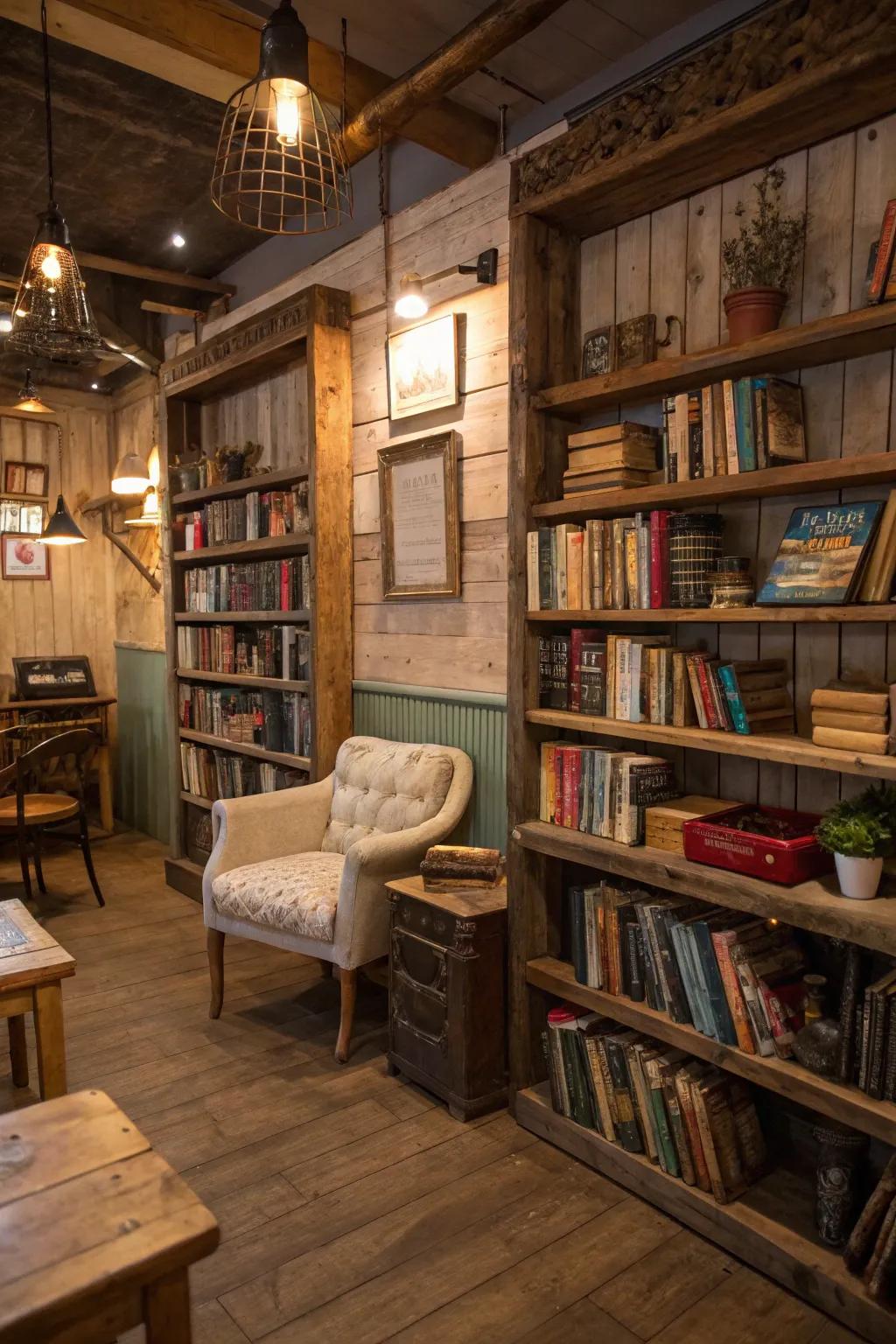 A weathered nook intertwining heritage with comfort.