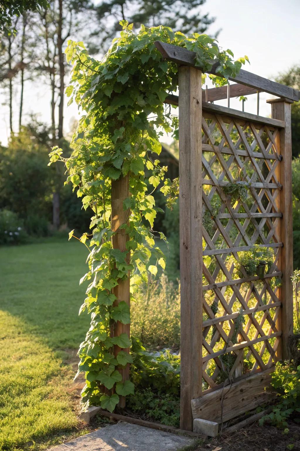 Transform your space with stylish trellis panels – where beauty meets practicality.