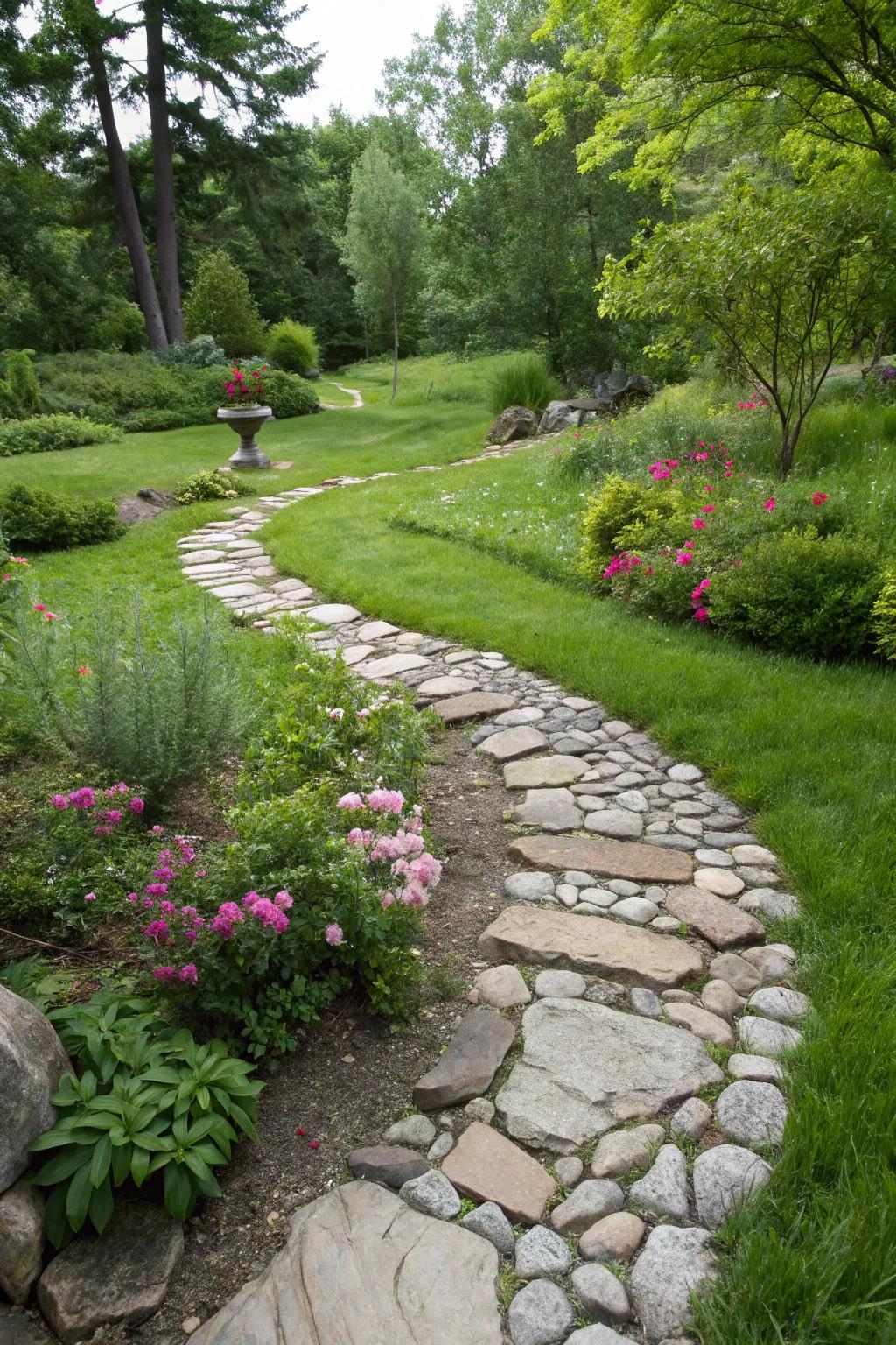 DIY pathways invite exploration and add structure to your garden.