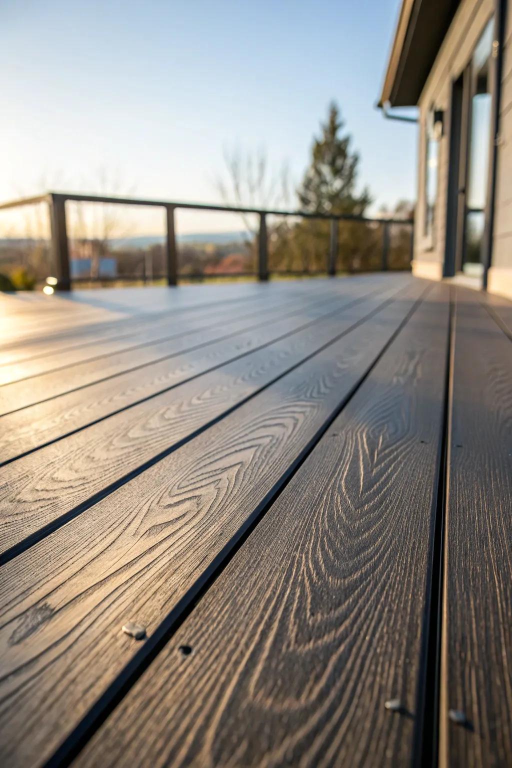 Elevate your outdoor space with the elegance and resilience of composite decking.