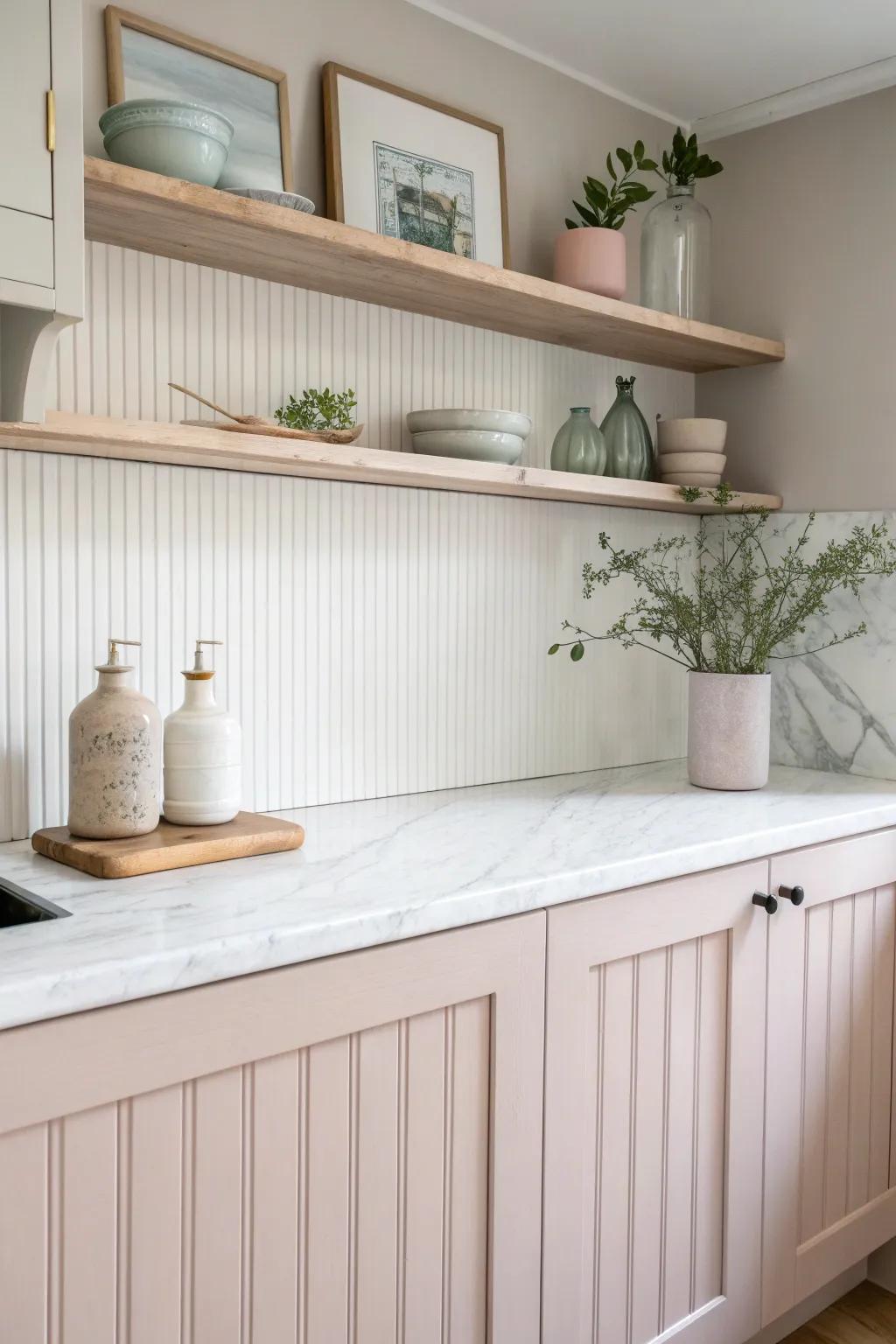 Transform your kitchen with vintage charm using beadboard panels—simple, stylish, and effortlessly chic.