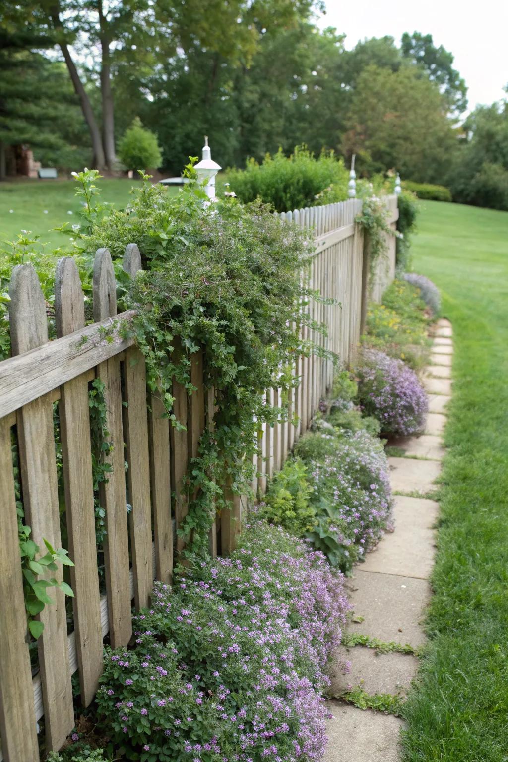 Living borders infuse natural verdure into your fence.