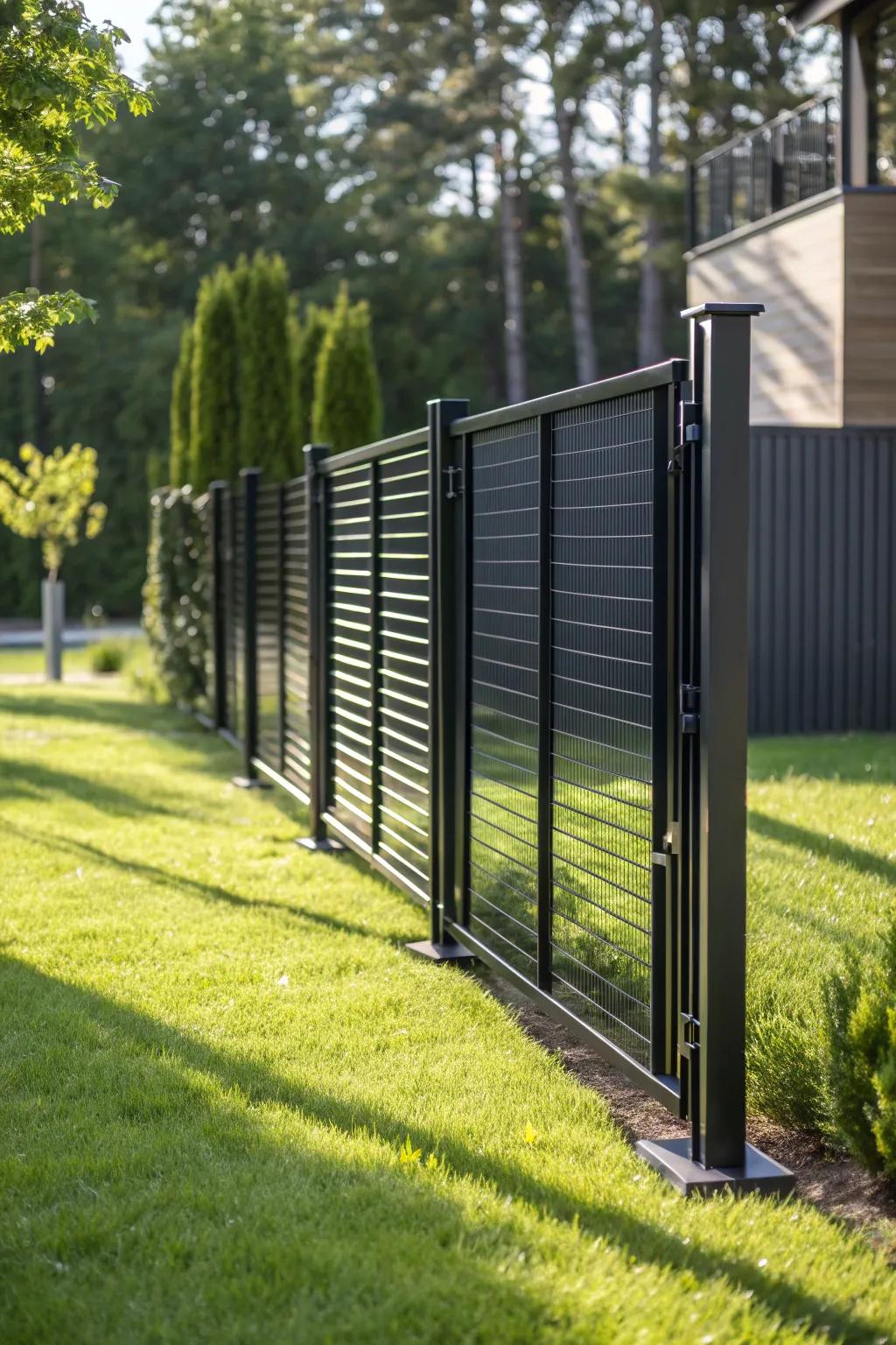 Effortlessly stylish temporary fencing to protect your garden sanctuary.