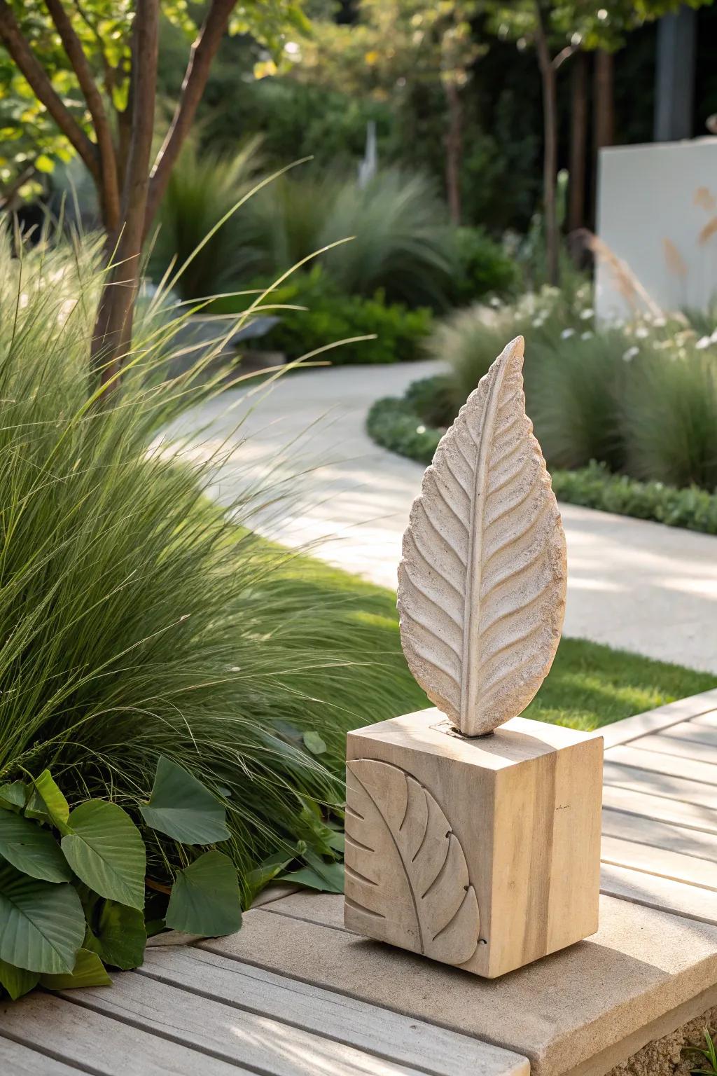 Anchor your garden design with a stunning focal point that blends art and nature.
