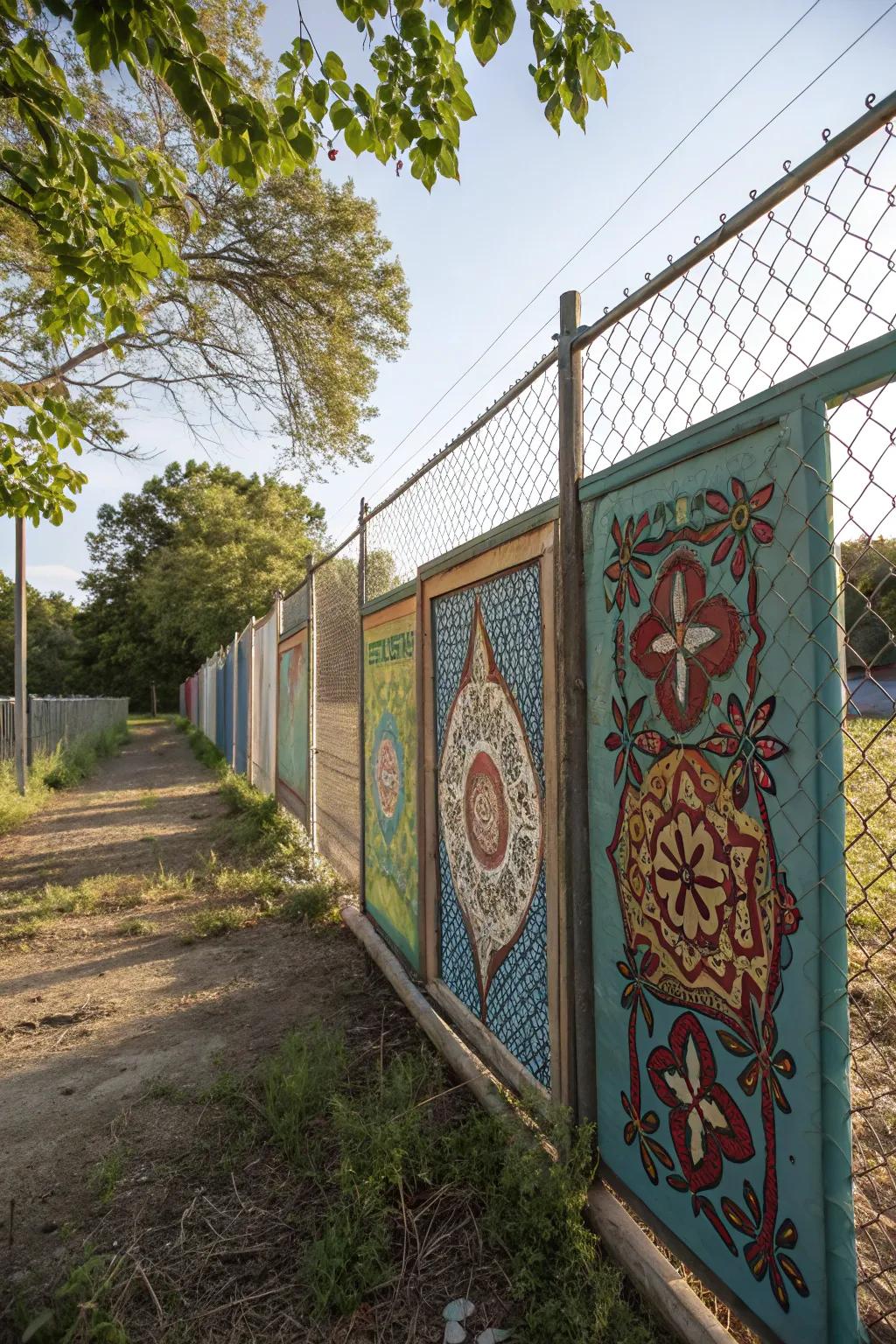 Artistic screens turn your fence into a piece of art.