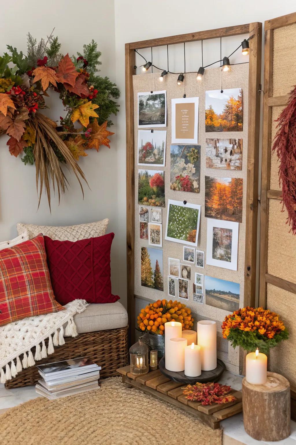 Stay in harmony with nature by creating a board that adapts with the seasons.