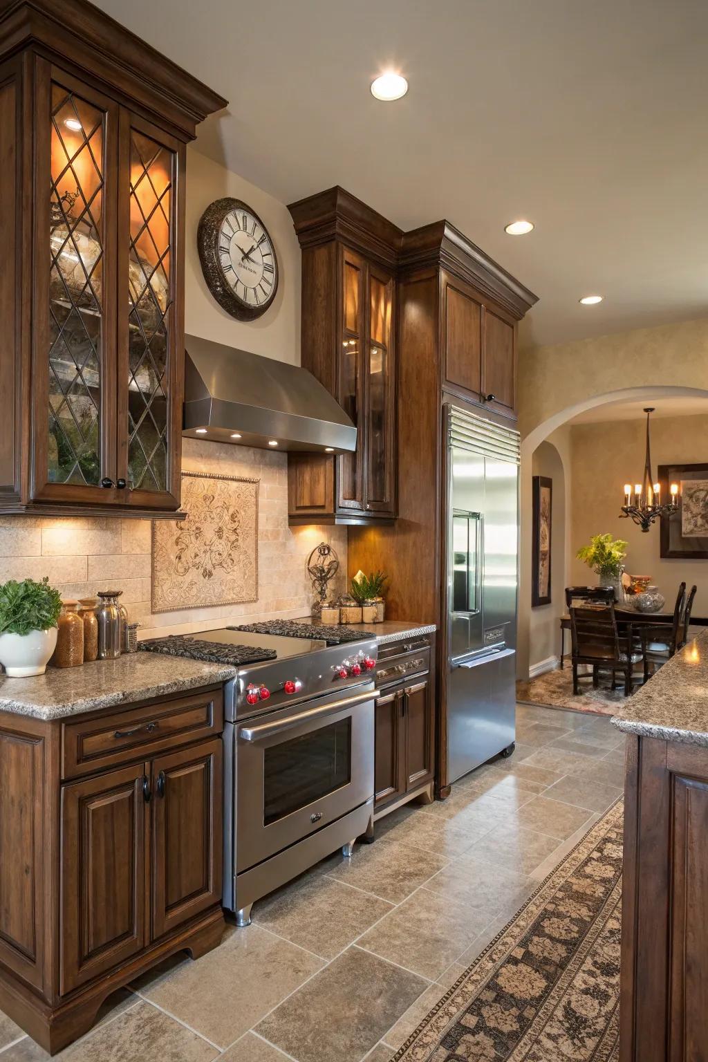 A kitchen where the past meets the present in perfect harmony.