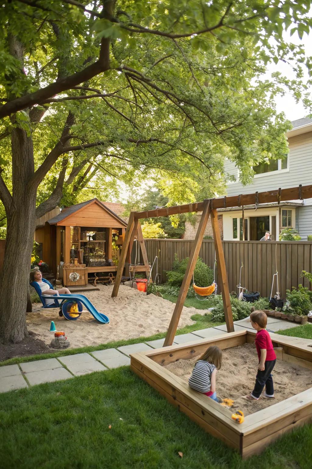 Create a fun and safe play area for children.