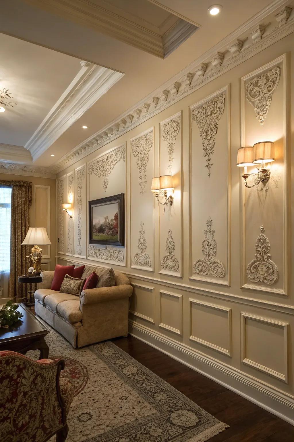 Classic paneling brings timeless elegance to your home.