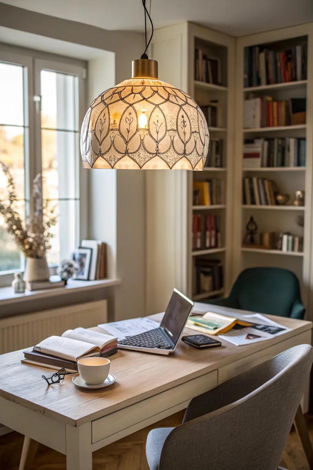 A statement light fixture that commands attention and admiration.