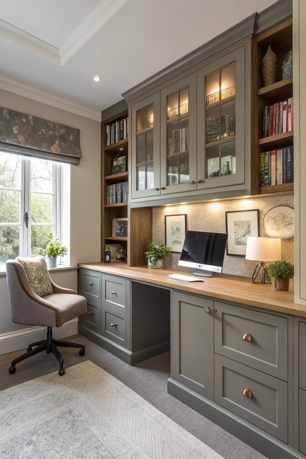 A blend of styles offers a timeless and fresh look.