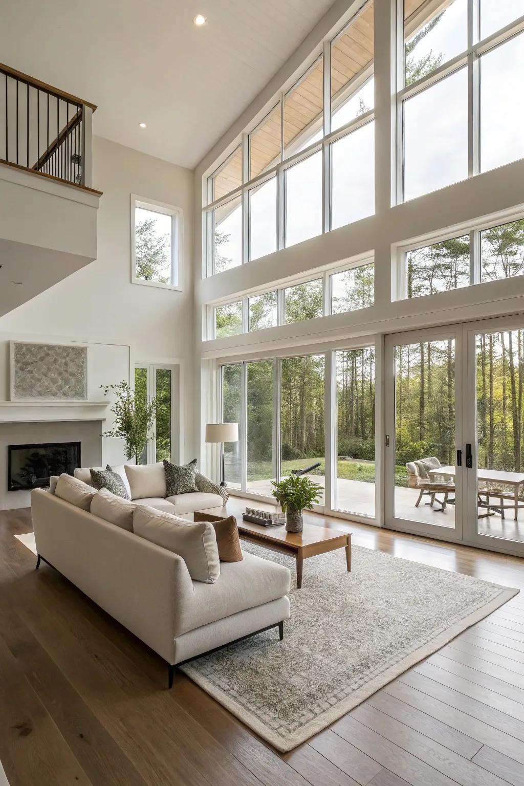 Minimalism enhances openness and tranquility.