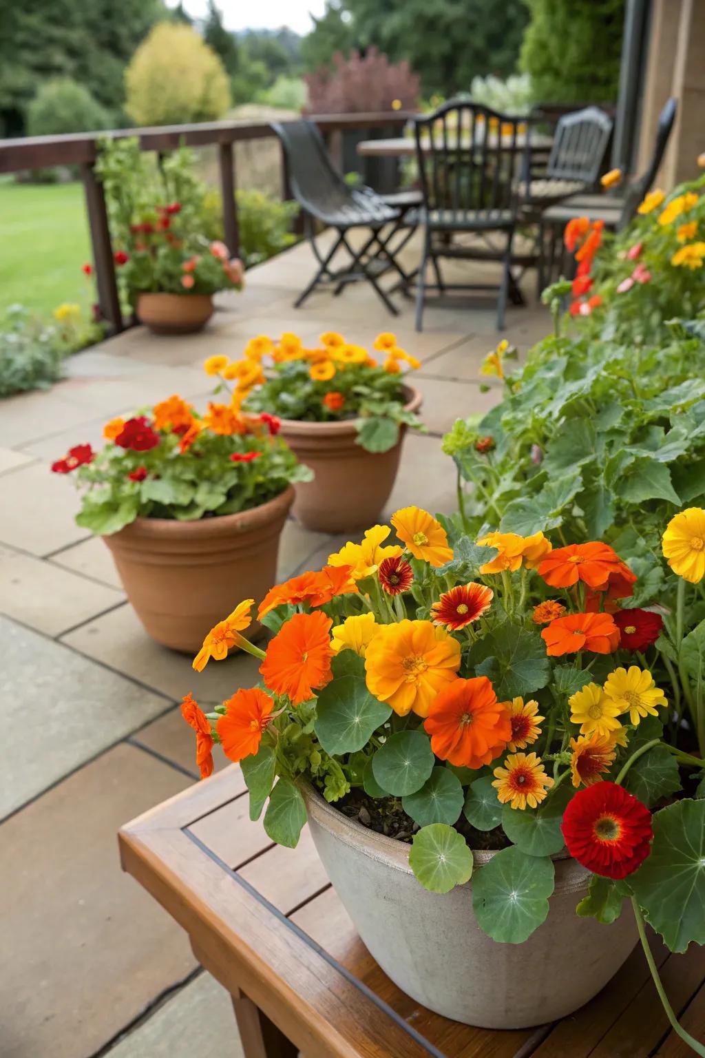 Edible flowers add vibrant beauty and culinary versatility.