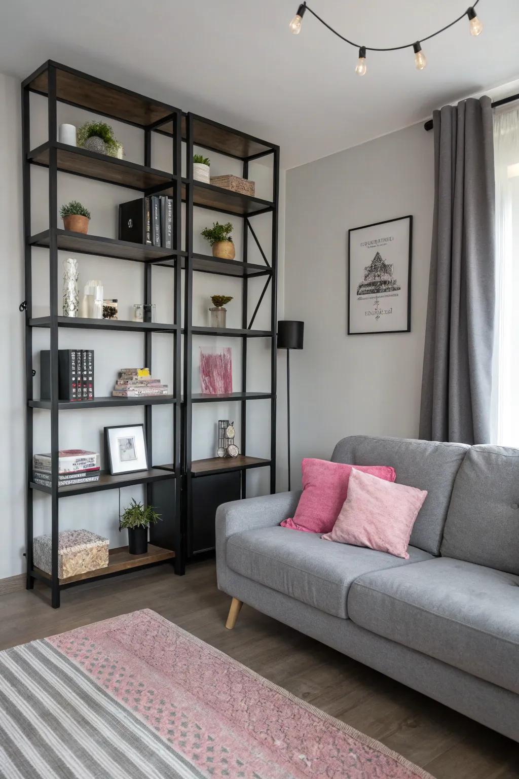 Dark features build solid balance.