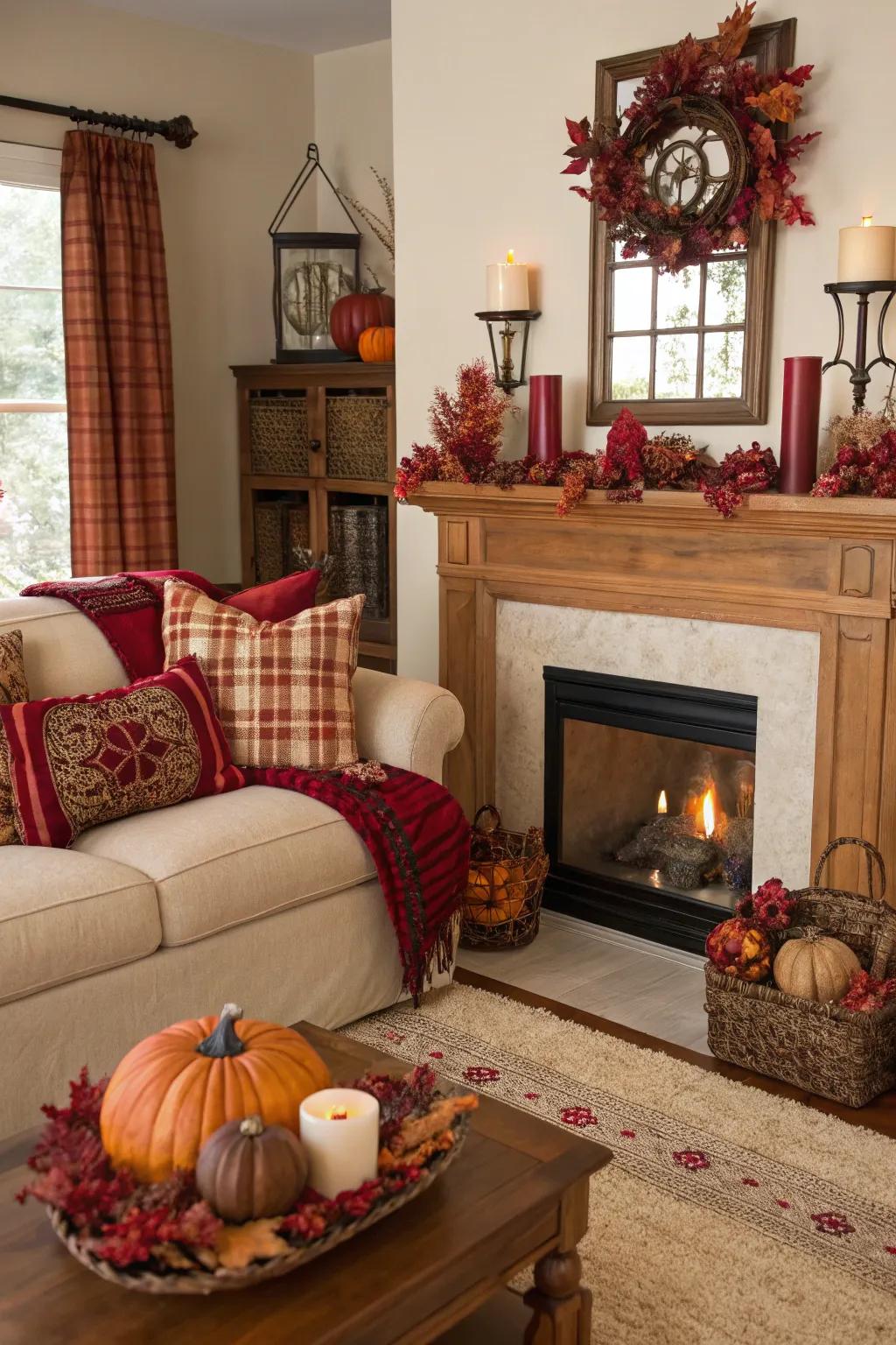 Seasonal updates keep your living room fresh and inviting.