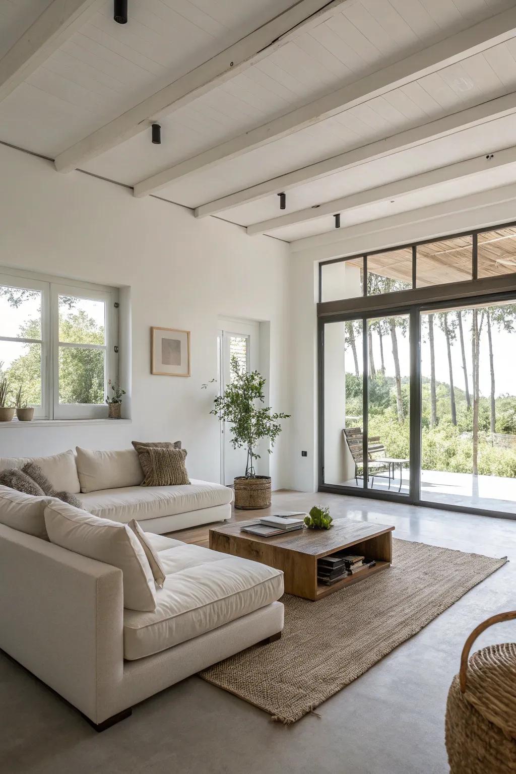 Minimalism bestows polish and simplicity to your space.