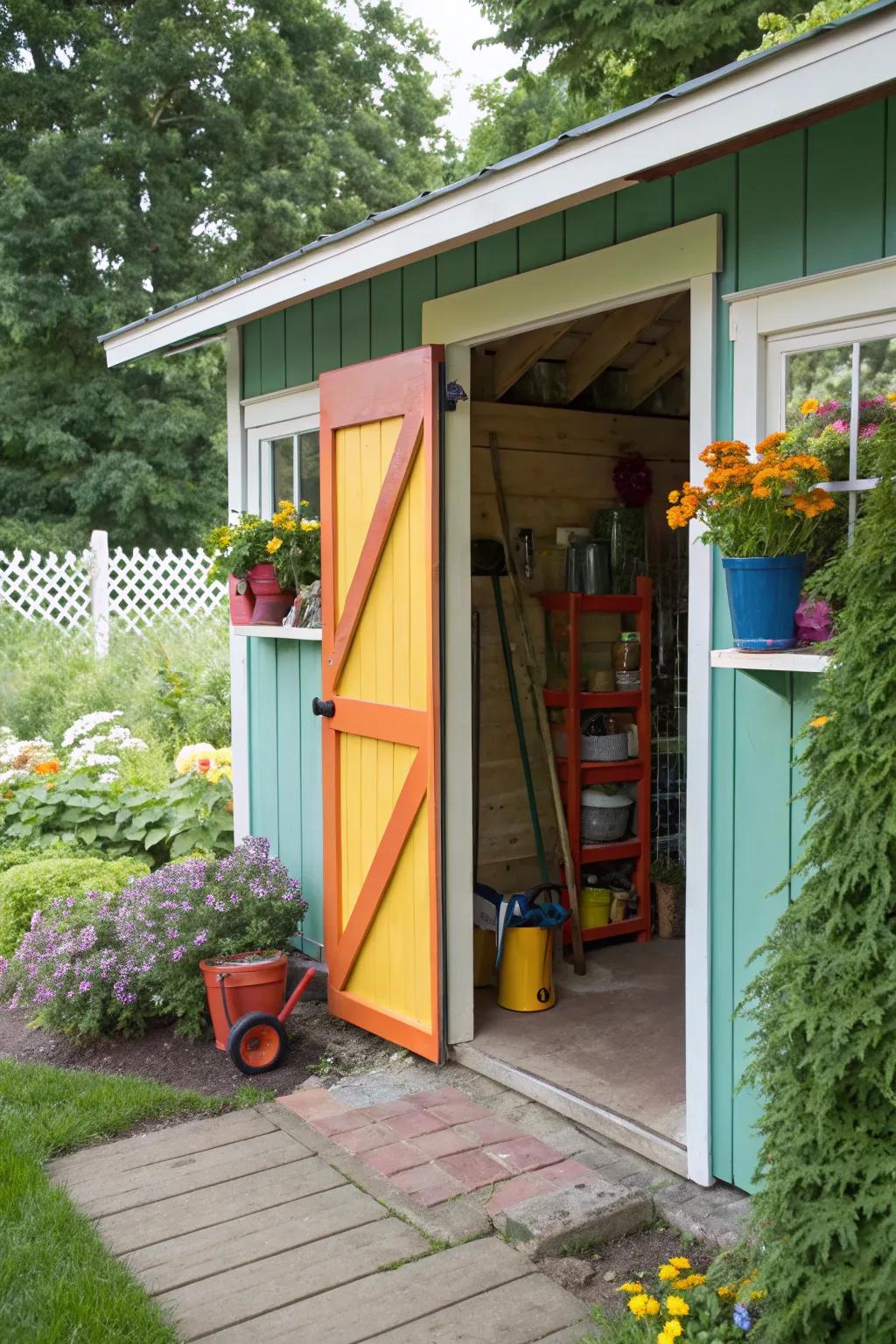 A split door contributes appeal and functionality.
