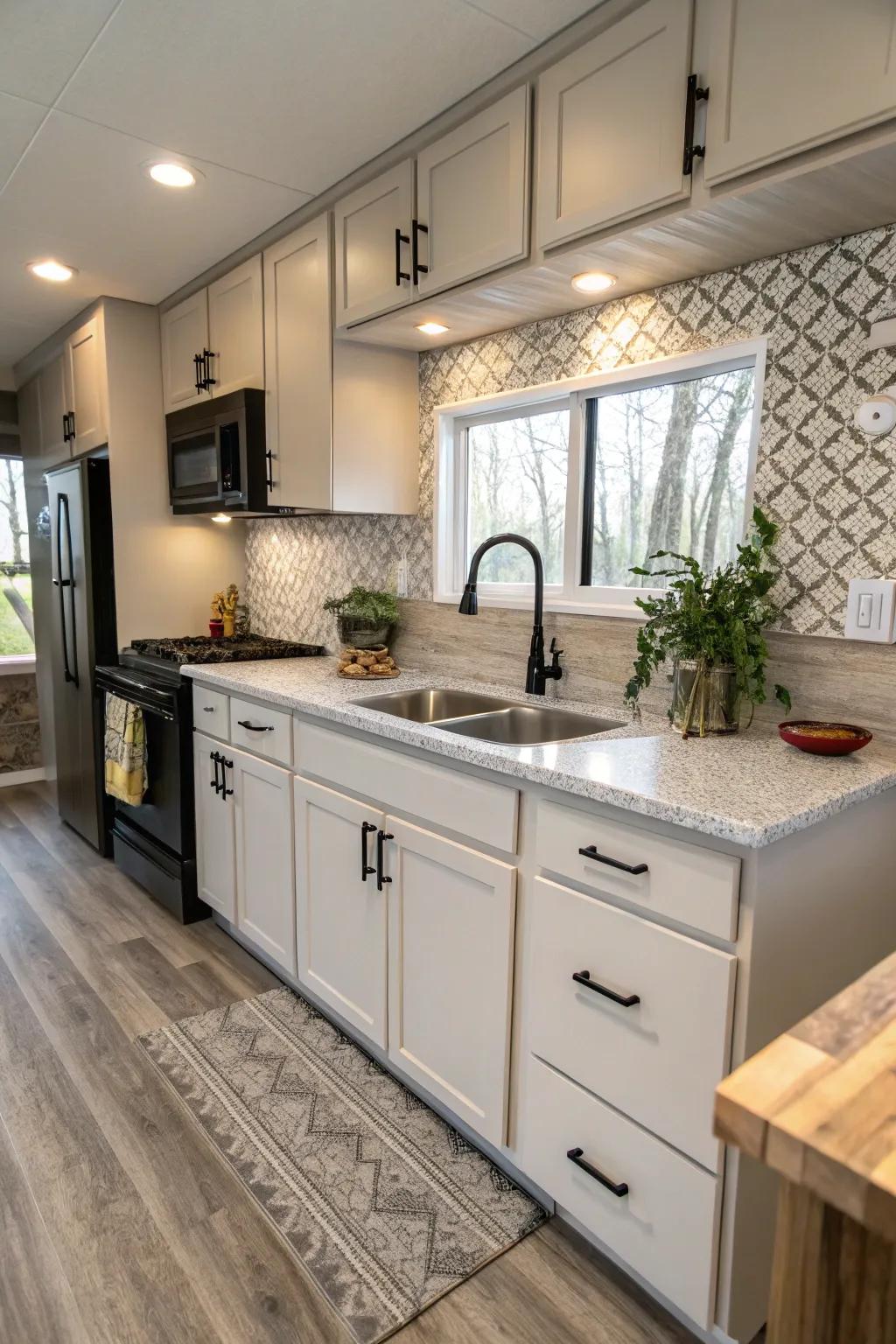 Backsplashes add depth and style to your kitchen.