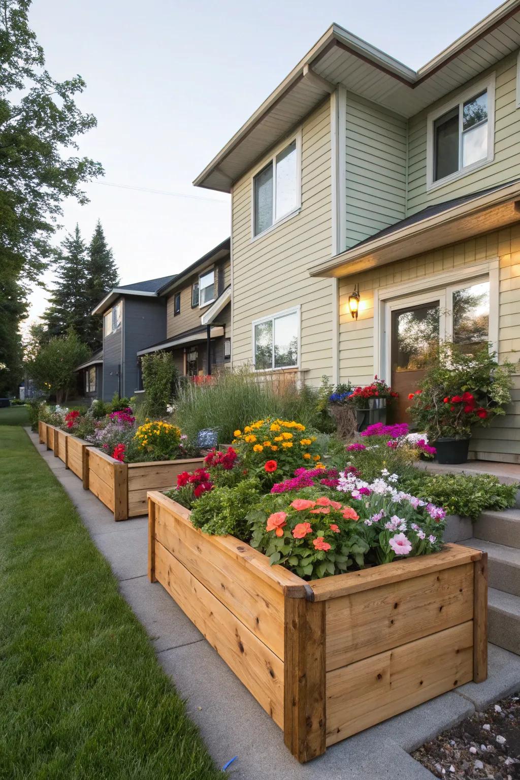 DIY projects like planter boxes can be rewarding and budget-friendly.