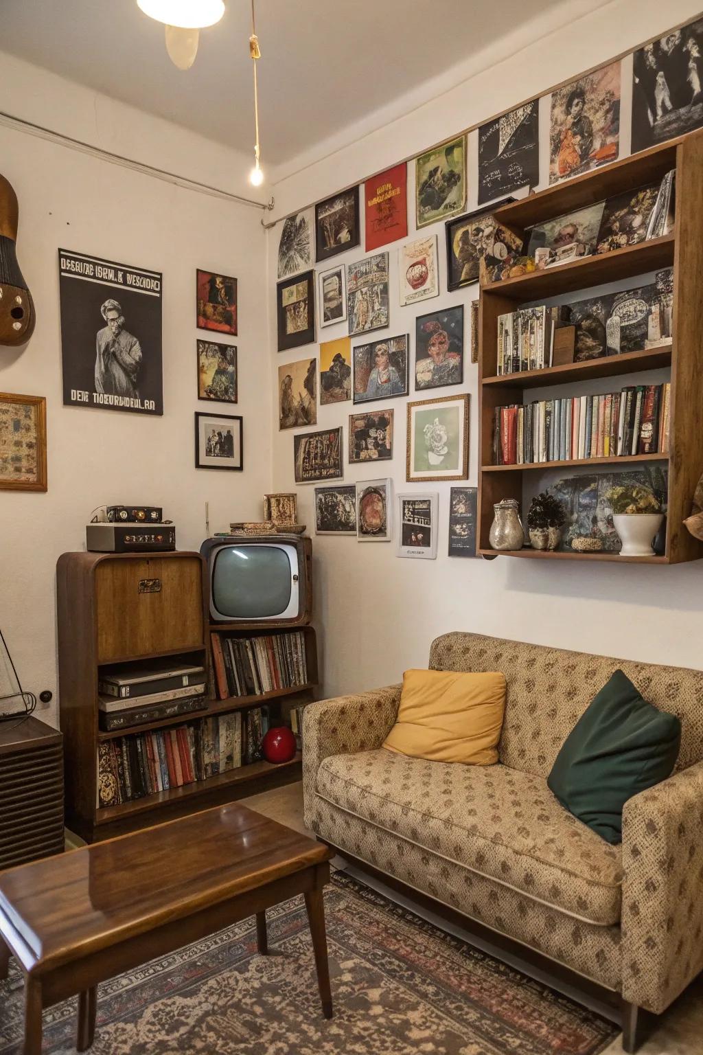 A retro theme brings nostalgic vibes to your streaming setup.