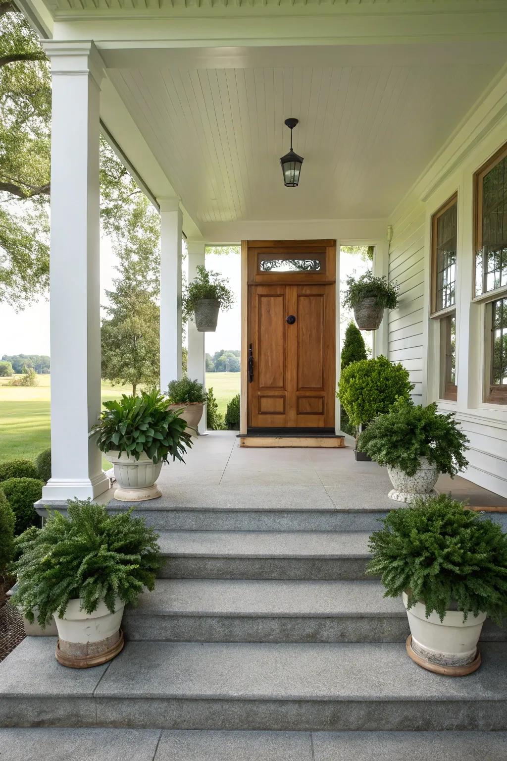 Even displays offer a sense of equilibrium and harmony.