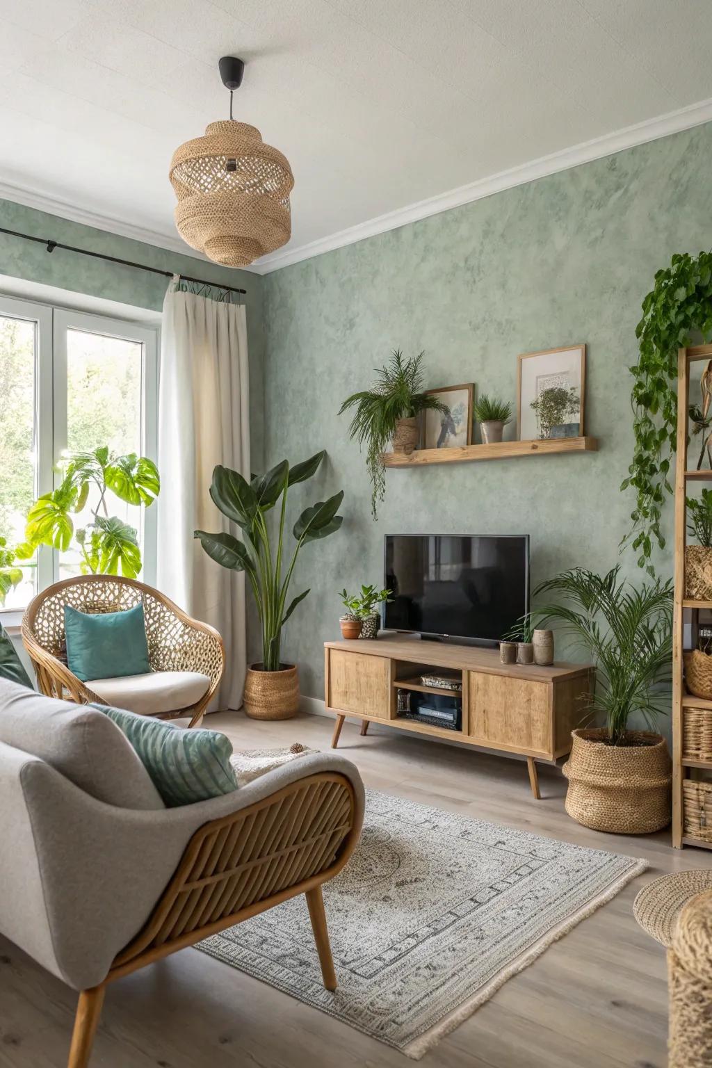 Eco-friendly paints are stylish and sustainable.