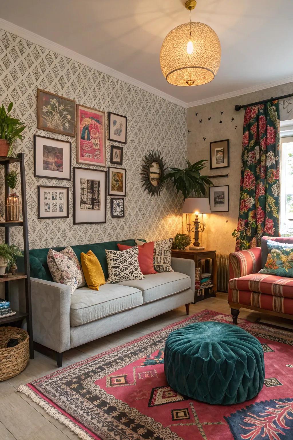 Showcase your style by testing the waters with distinct blends of styles and patterns.