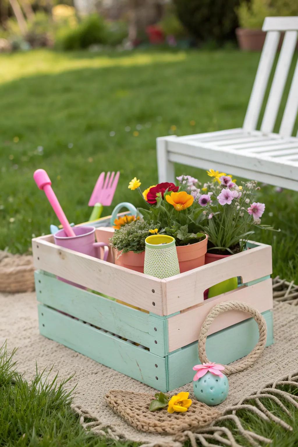 Inspire young minds with a Toy Box Garden! 🌿🌸 #ScandiBoho #GardenFun
