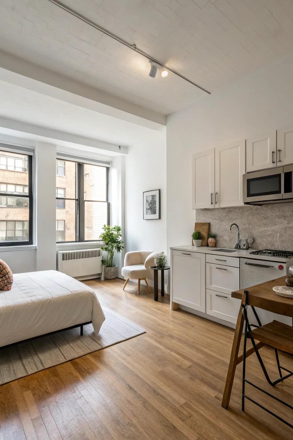 Minimalism creates a calm and clutter-free space.