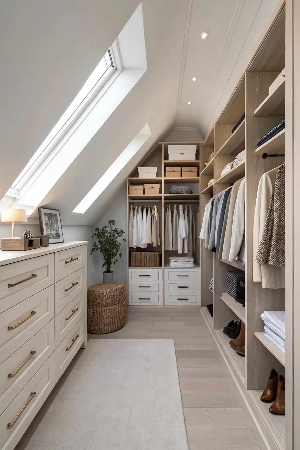 Minimalist design creates a spacious and calming atmosphere.