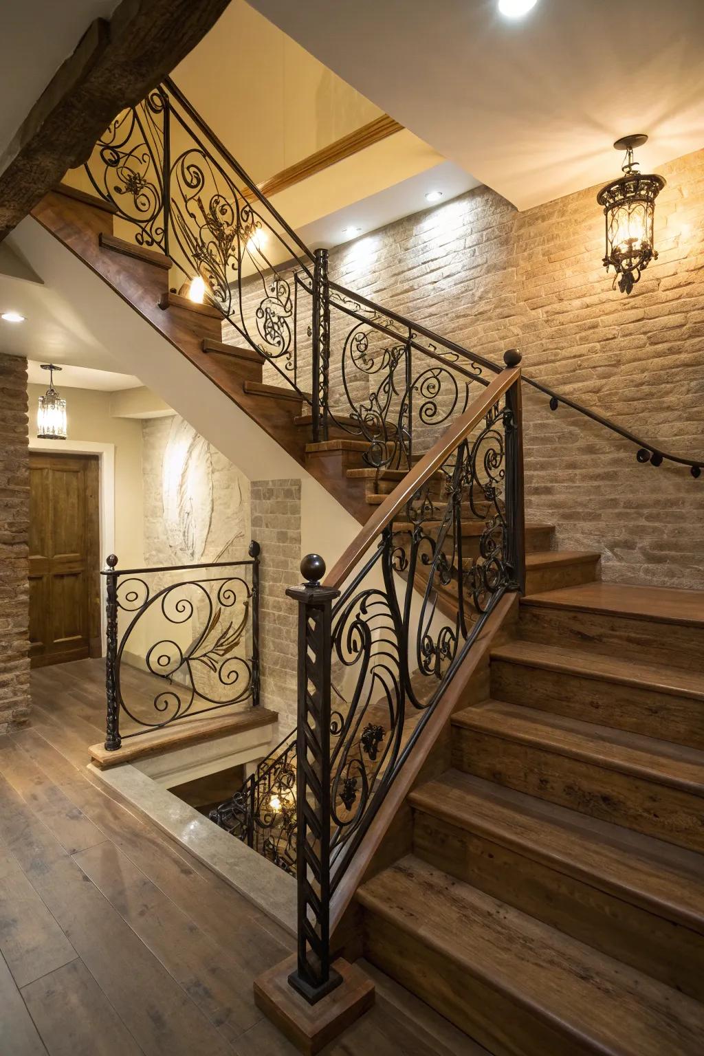 Bespoke ferrous artistry can transmute your stairway into a work of art.