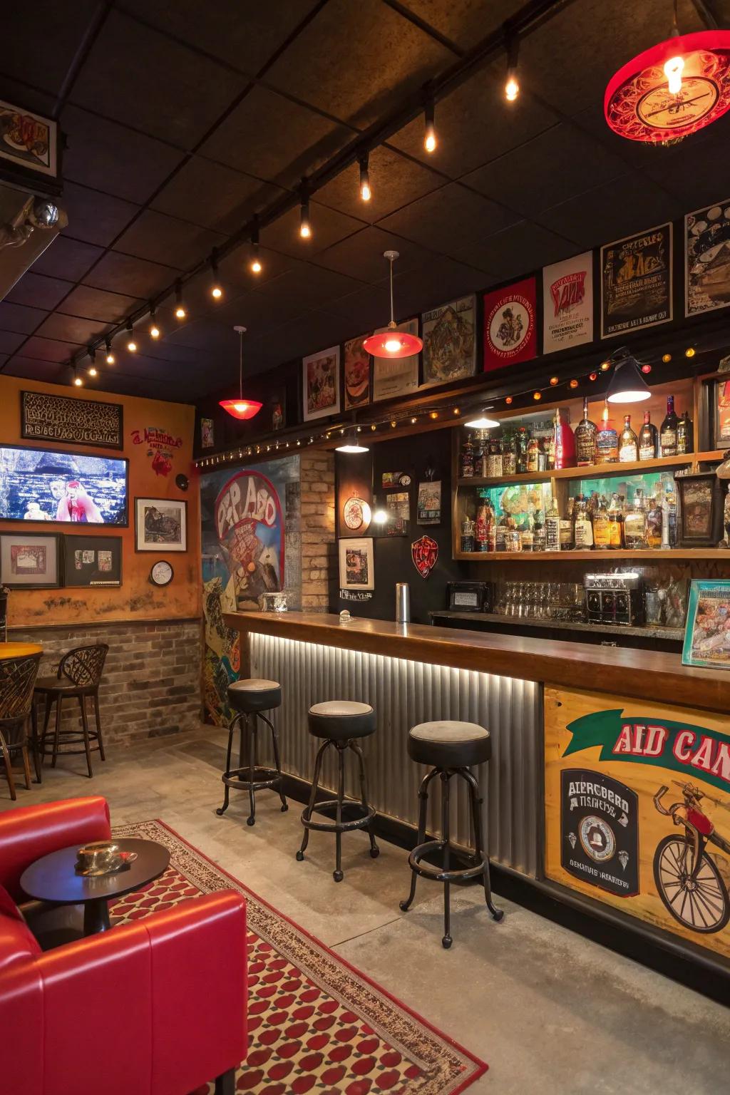 Convey your disposition through an eclectic mix.