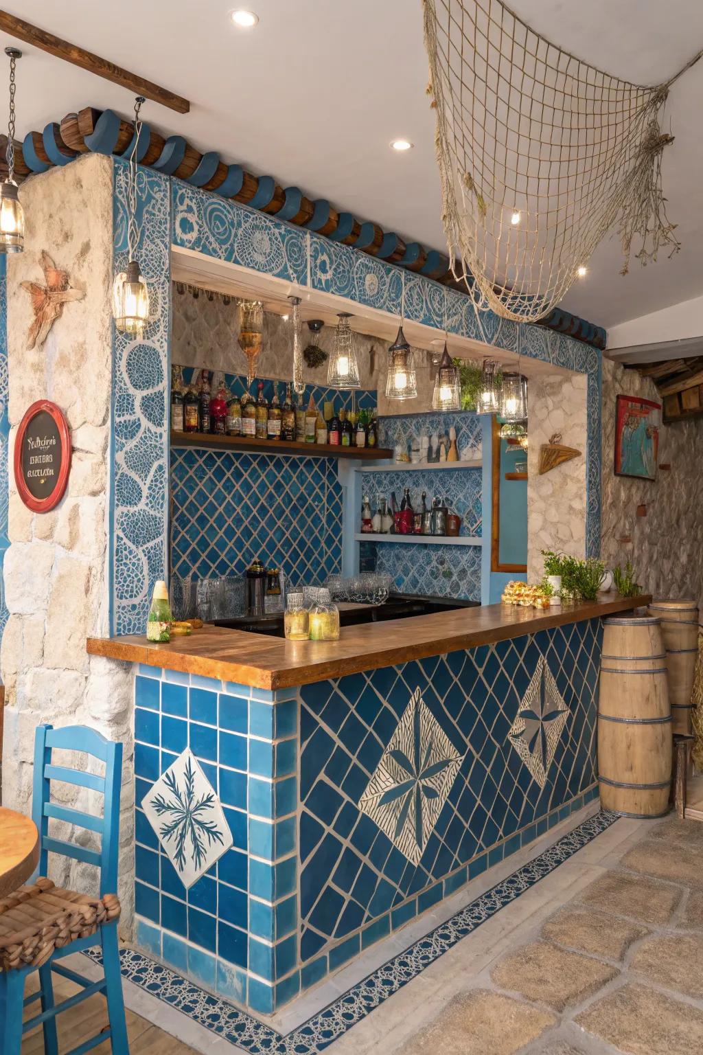 Conjure a seaside escape through a Mediterranean oasis.