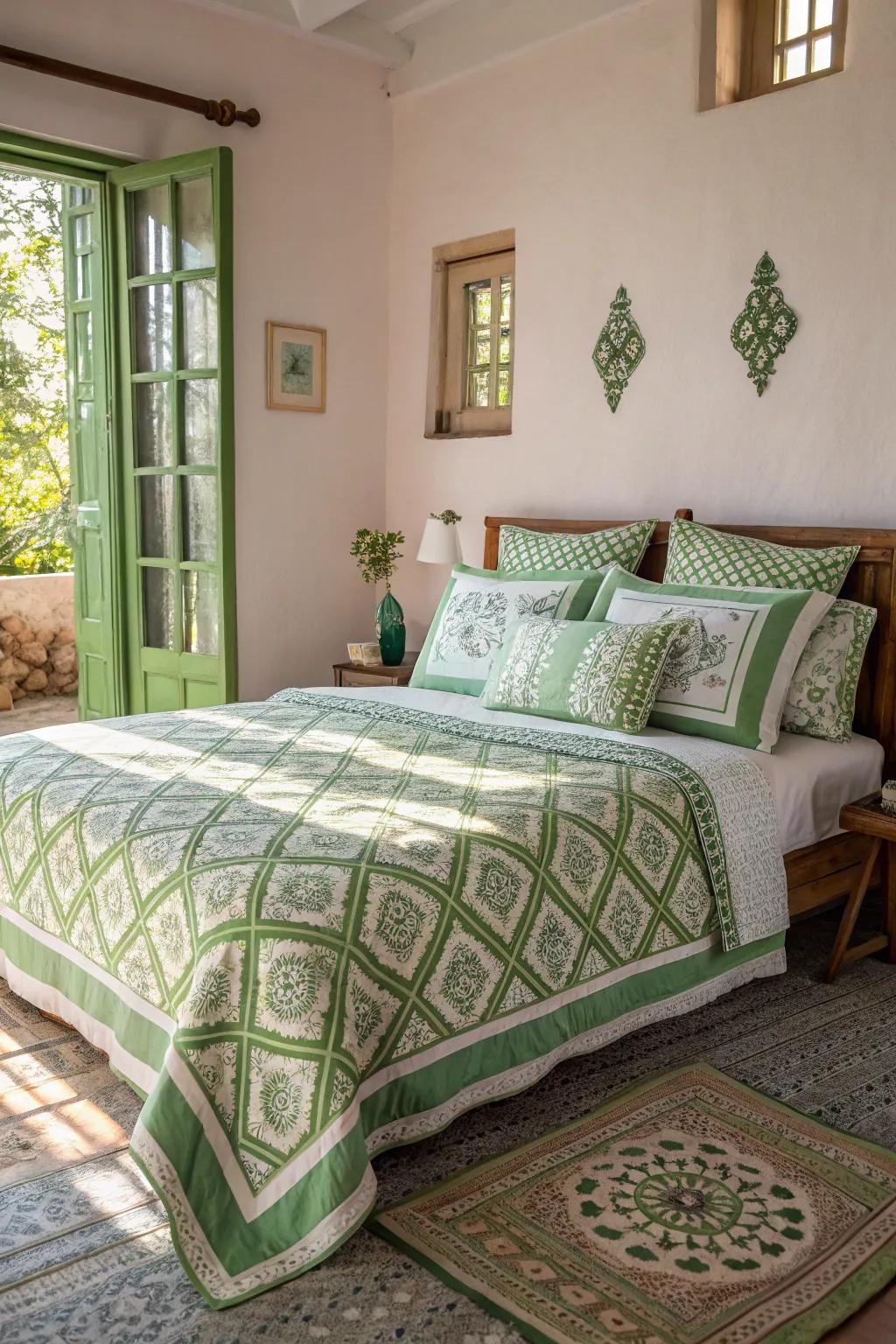 Patterns add sophistication and visual intrigue.