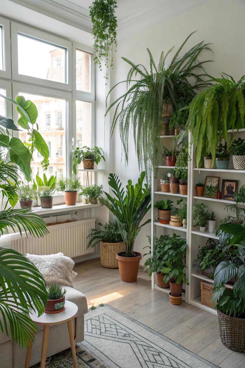 Indoor vegetation contributes vitality and serenity to your dwelling.