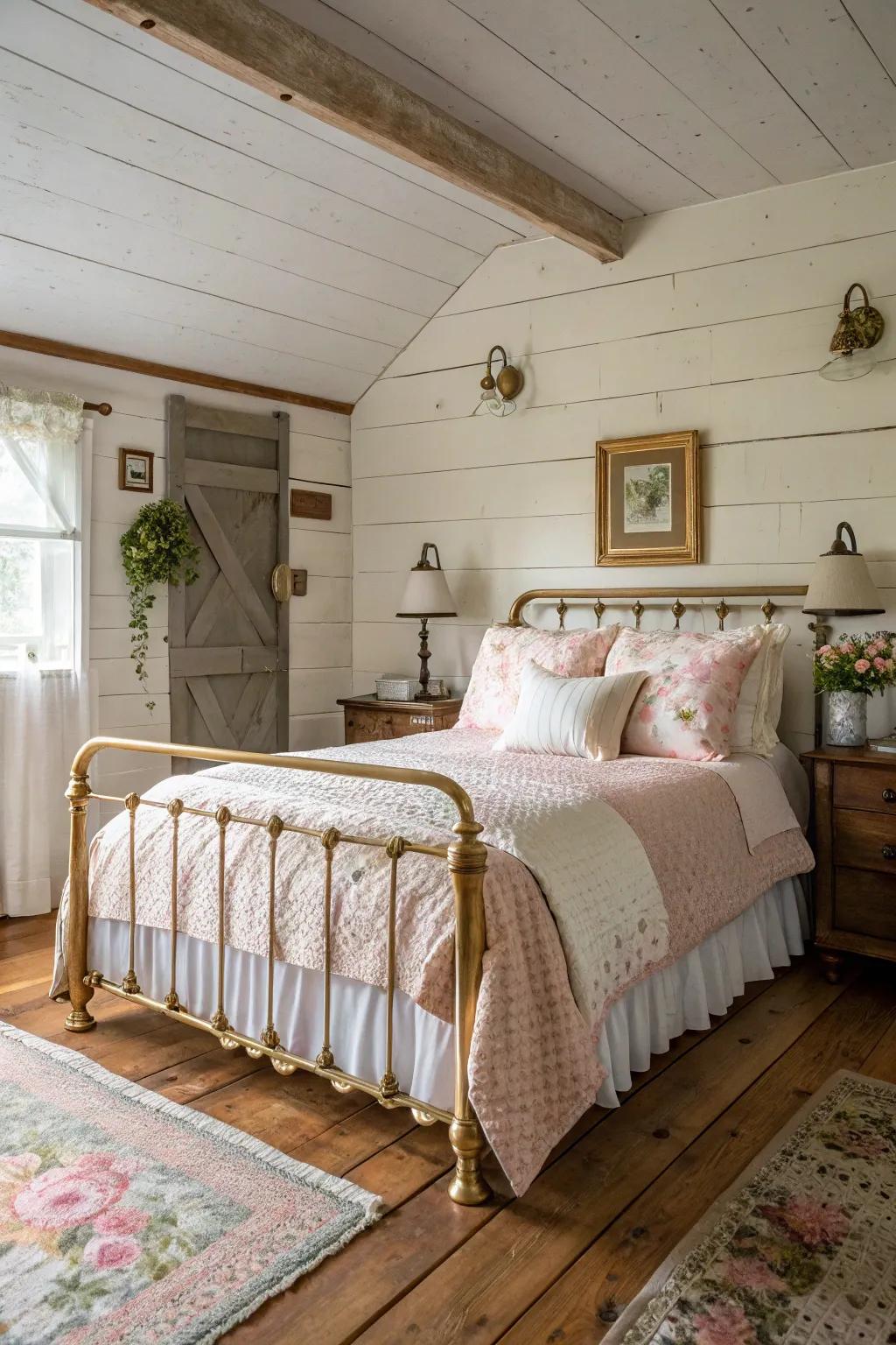 Classic brass appends timeless charm.