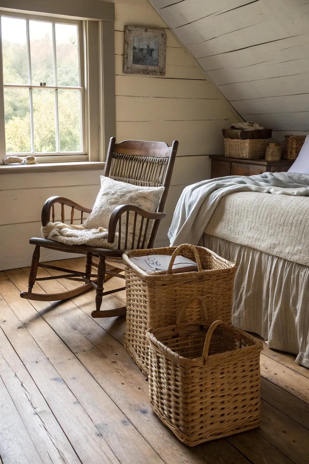 Braided highlights append texture and charm.