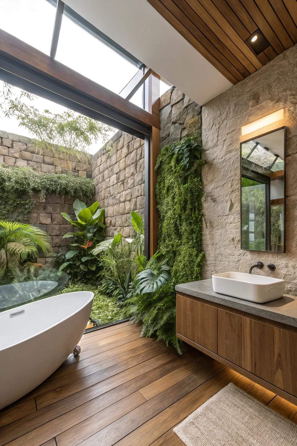 Biophilic design blends nature and architecture beautifully.