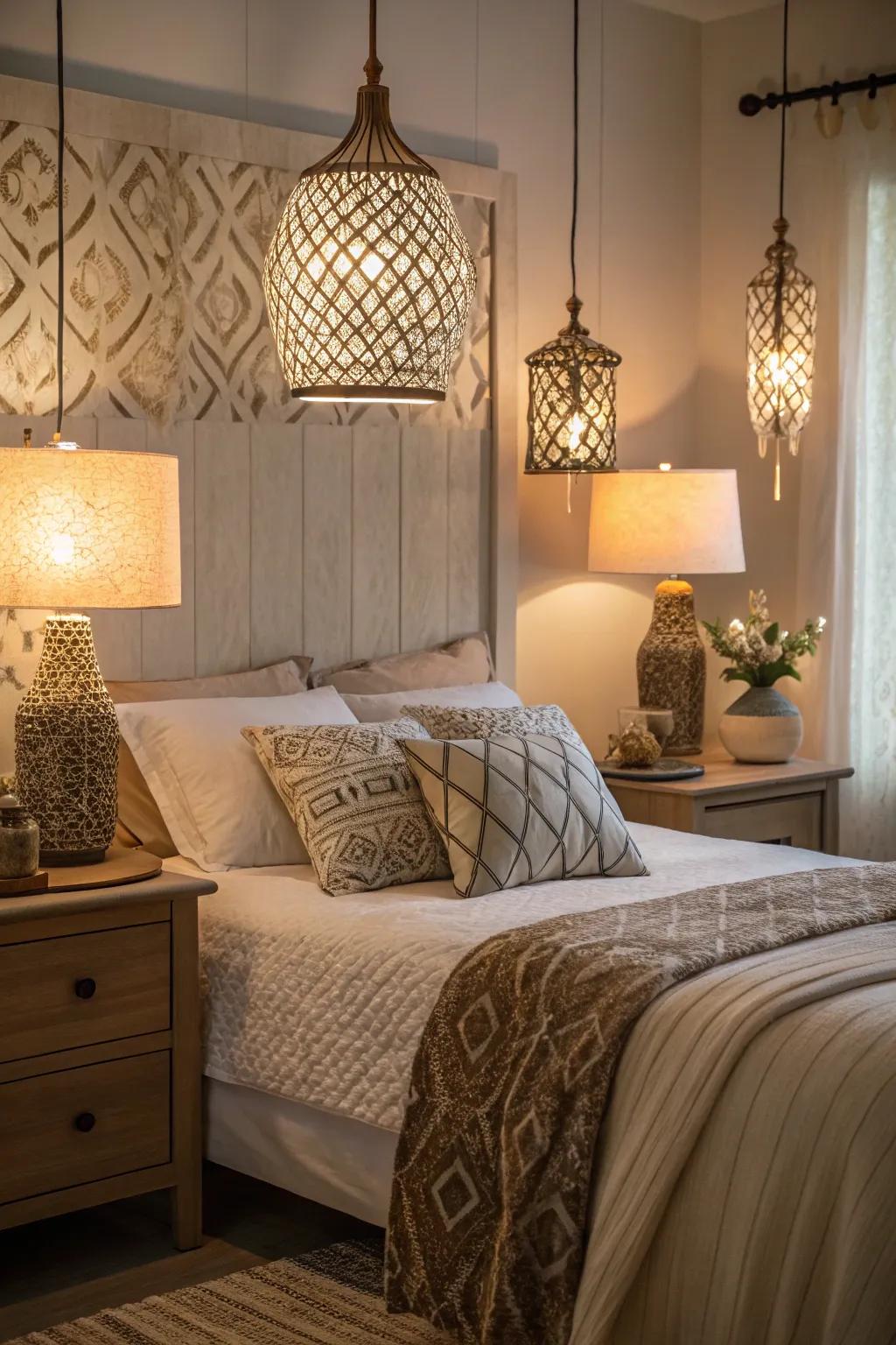 Layered lights for dynamic design.