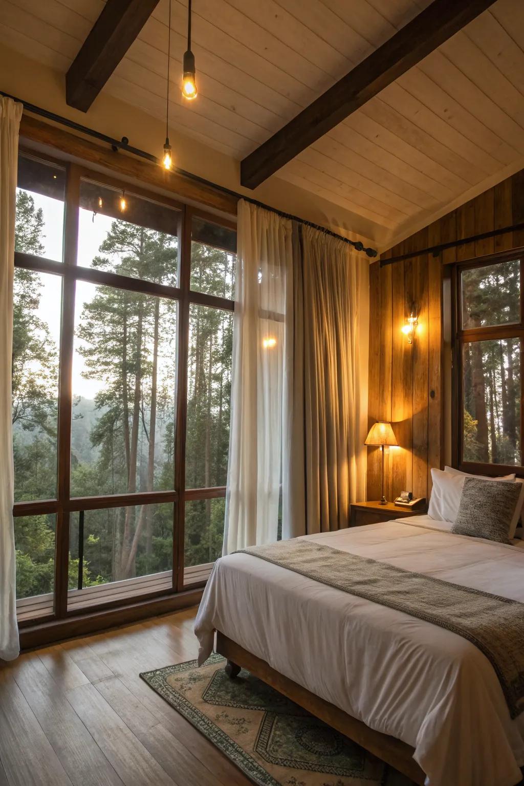 Natural light enhances daytime ambiance.