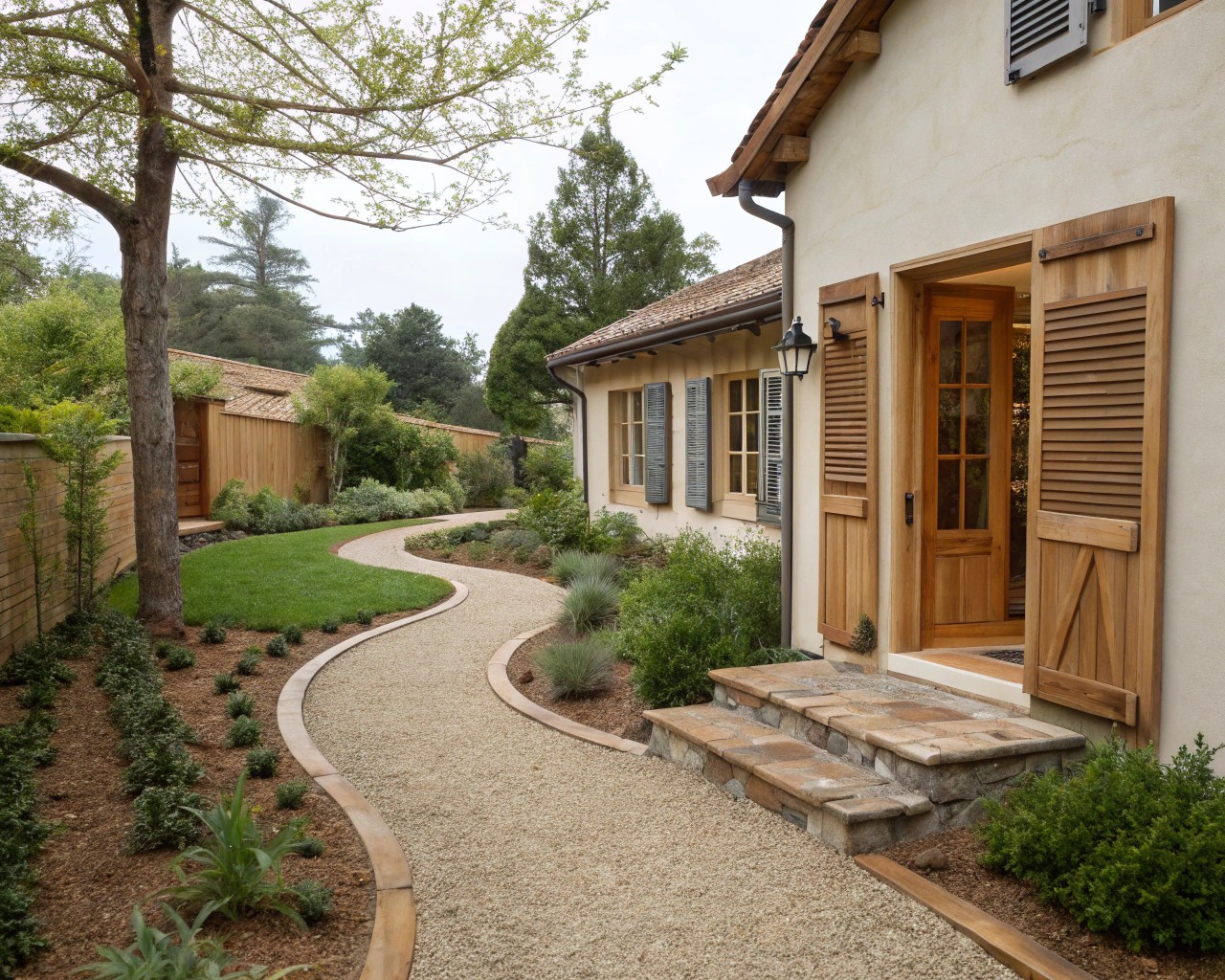 A smart use of budget-friendly materials to create a stylish living space.