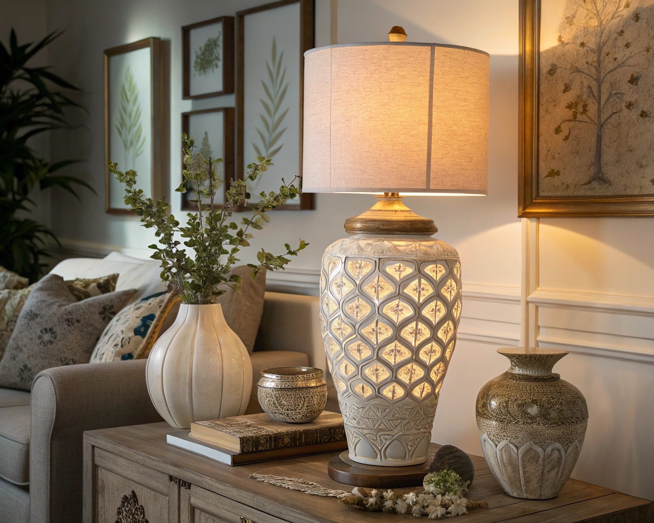 Enhancing the display of a home collection through thoughtful lighting techniques.