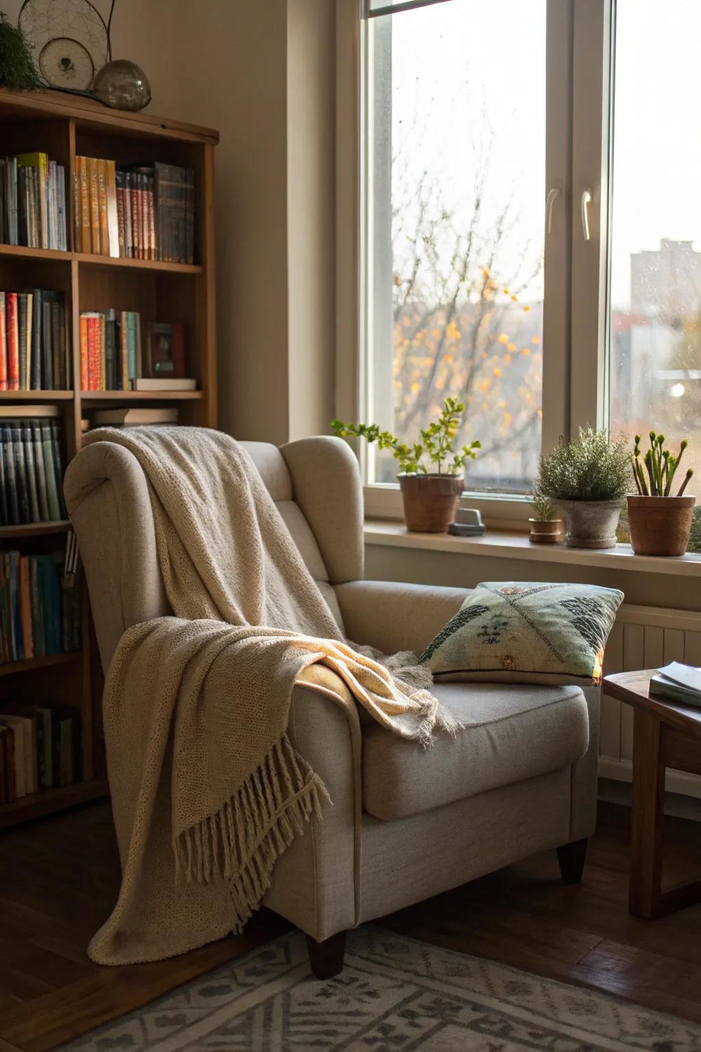 Establish a cozy hideaway with an individualized reading alcove.
