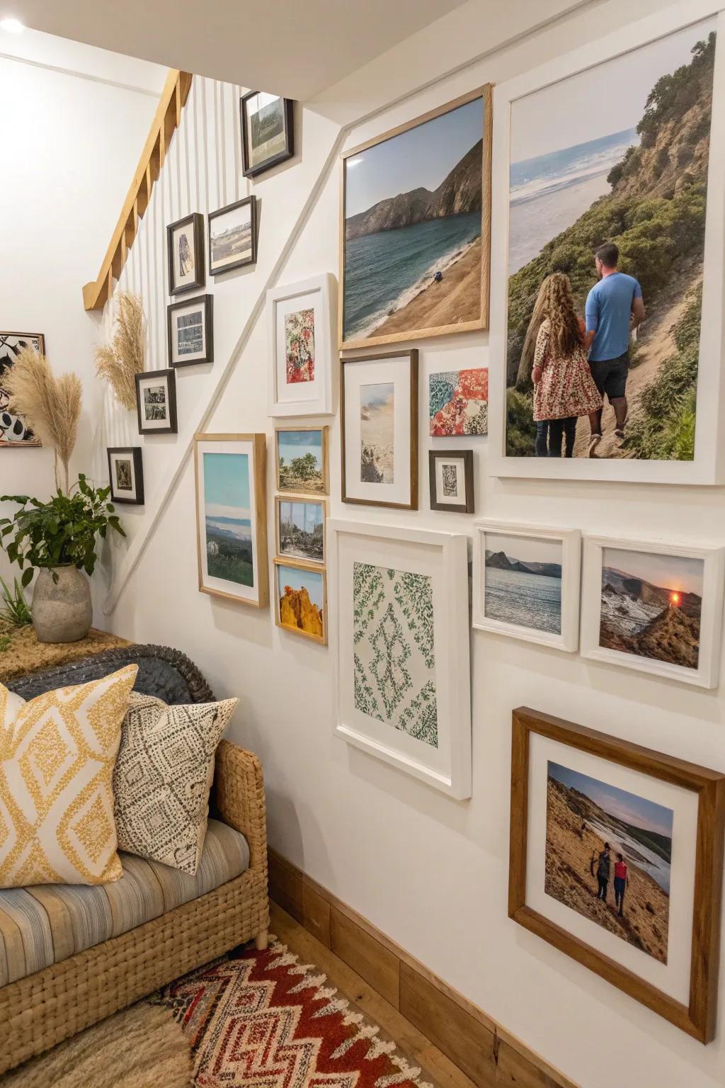 An image wall highlights individuality and events.