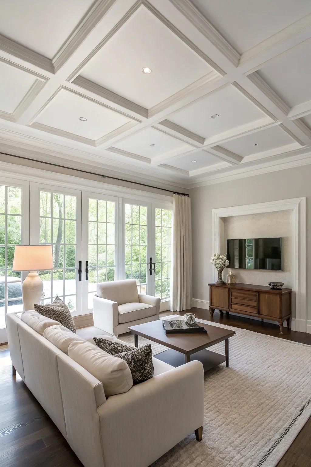 Minimalist blueprint instills tranquility and simplicity.